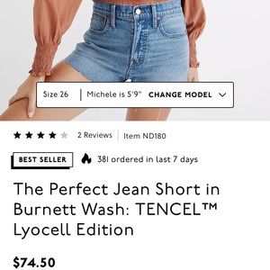 Madewell Jean Shorts